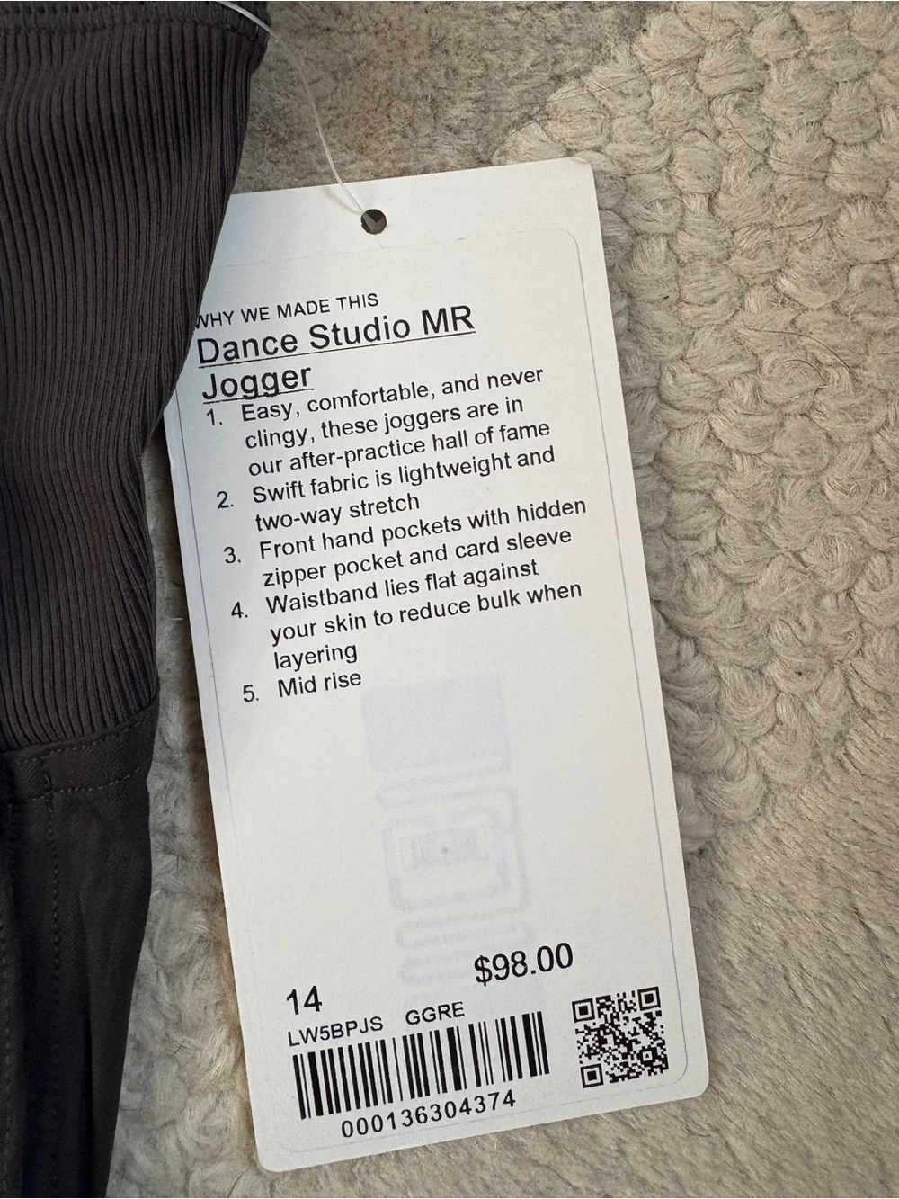 Lululemon Mid-Rise Dance Studio Jogger